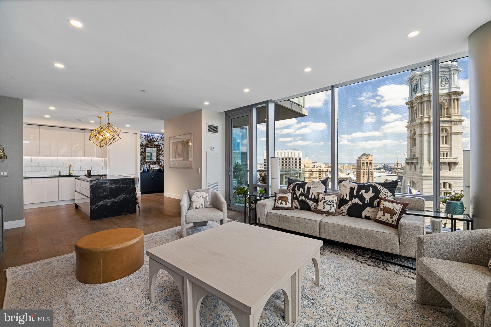 View of City Hall & Has Private Balcony