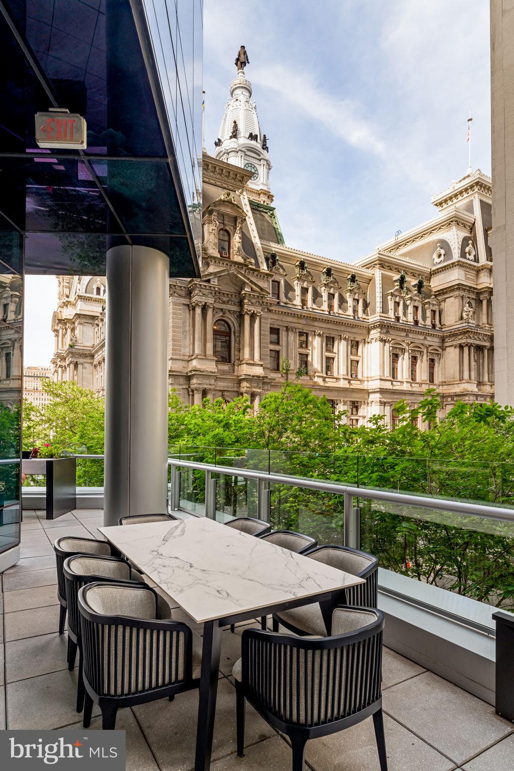 1414 South Penn Square, Unit 22B Philadelphia, PA 19102 - Photo 21 of 37 Newly built Terrace Overlooking City Hall
