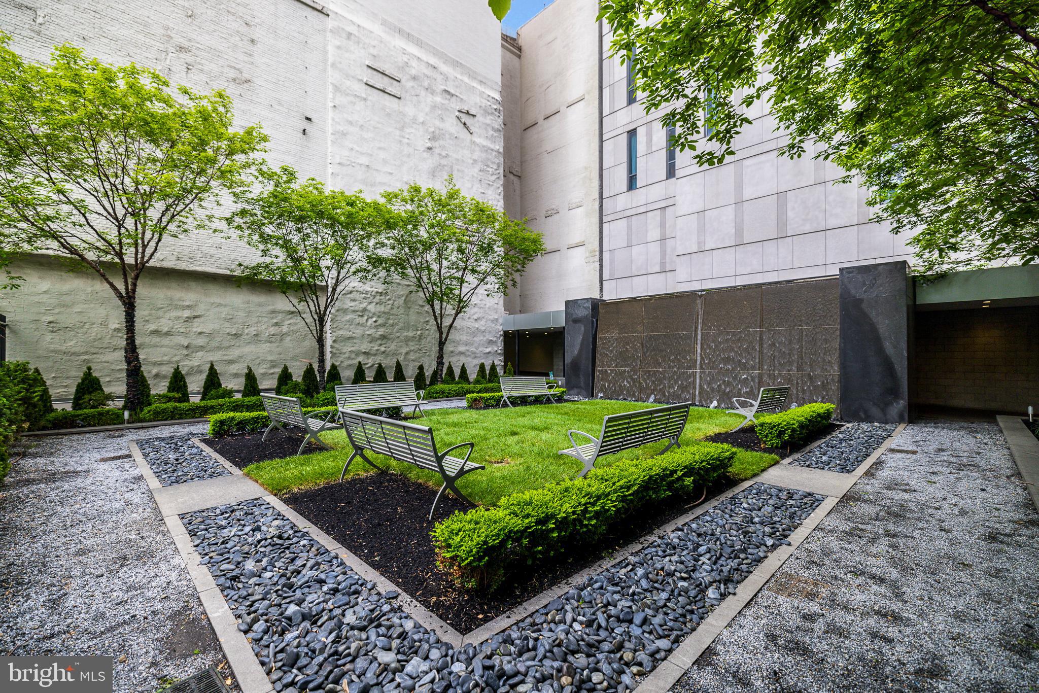 1414 South Penn Square, Unit 22B Philadelphia, PA 19102 - Photo 22 of 37 Private Park w/waterfall