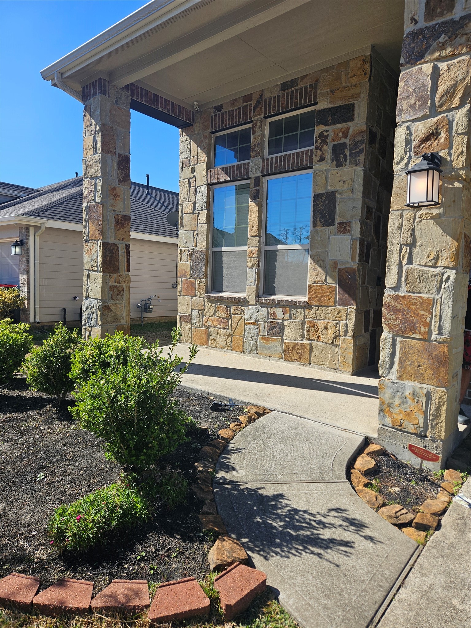 6411 Hunters Trace Lane Baytown, TX 77521 - Photo 2 of 23 Extended Porch. Perfect for your patio furniture!