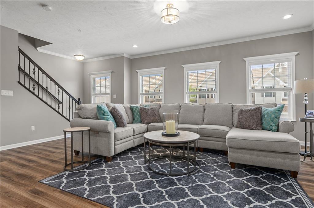 217 Lockheed Drive Coraopolis, PA 15108 - Photo 11 of 27 a living room with furniture and wooden floor