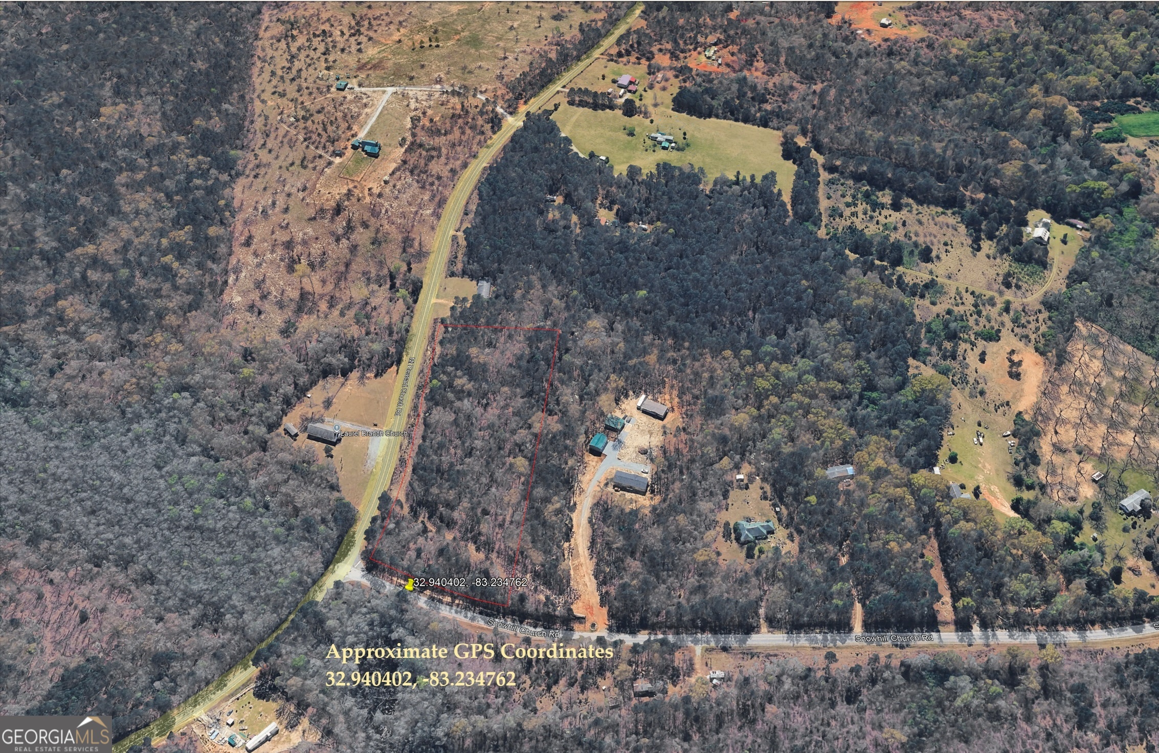 0 Snow Hill Church Road, Unit LOT D11 Gordon, GA 31031 - Photo 11 of 18 a aerial view of a house