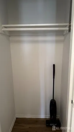 a view of a closet