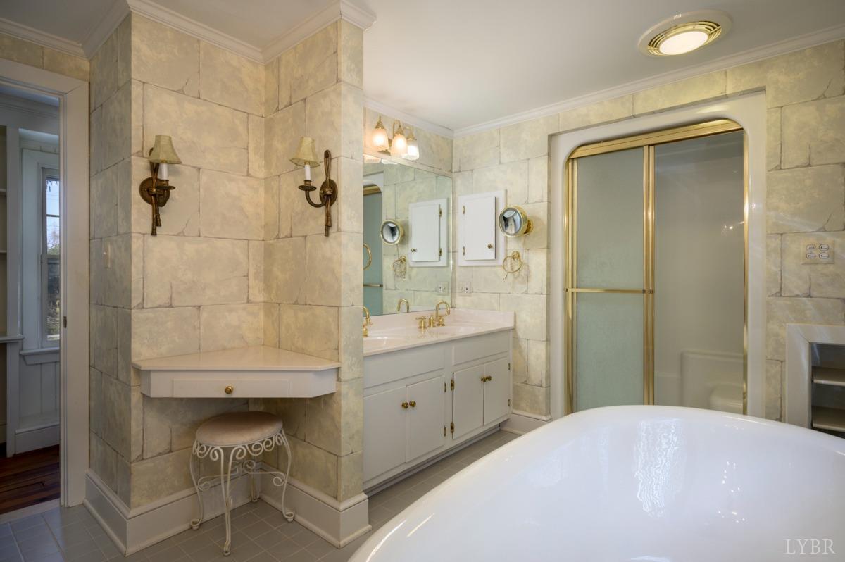 2812 Link Road Lynchburg, VA 24503 - Photo 34 of 65 a bathroom with a shower and a sink