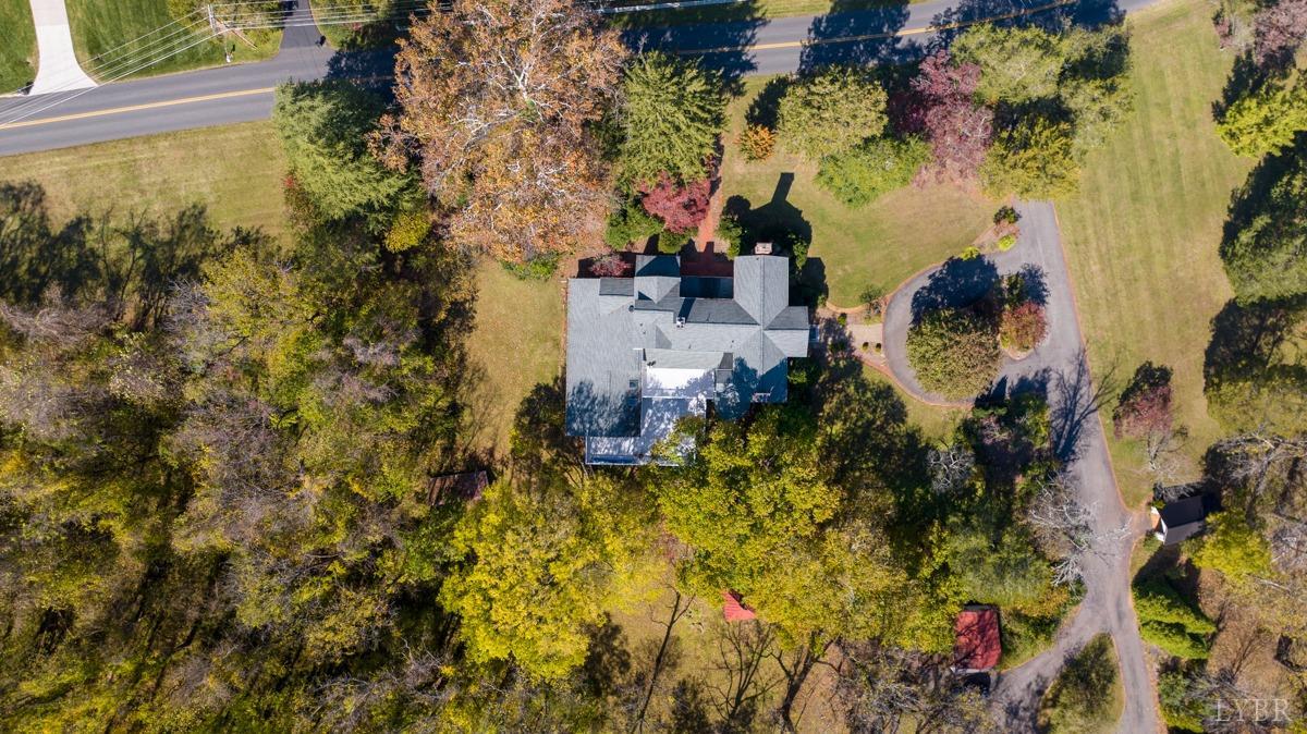 2812 Link Road Lynchburg, VA 24503 - Photo 55 of 65 an aerial view of residential house with swimming pool and lawn chairs