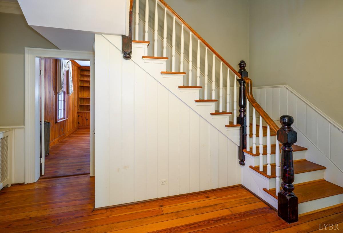 2812 Link Road Lynchburg, VA 24503 - Photo 9 of 65 a view of entryway with wooden floor and stairs