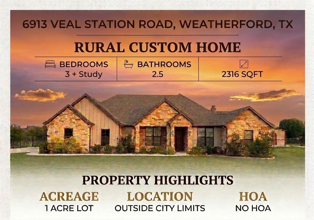 6913 Veal Station Road Weatherford, TX 76085 - Photo 2 of 31 Welcome home 6913 Veal Station Road Weatherford Tx