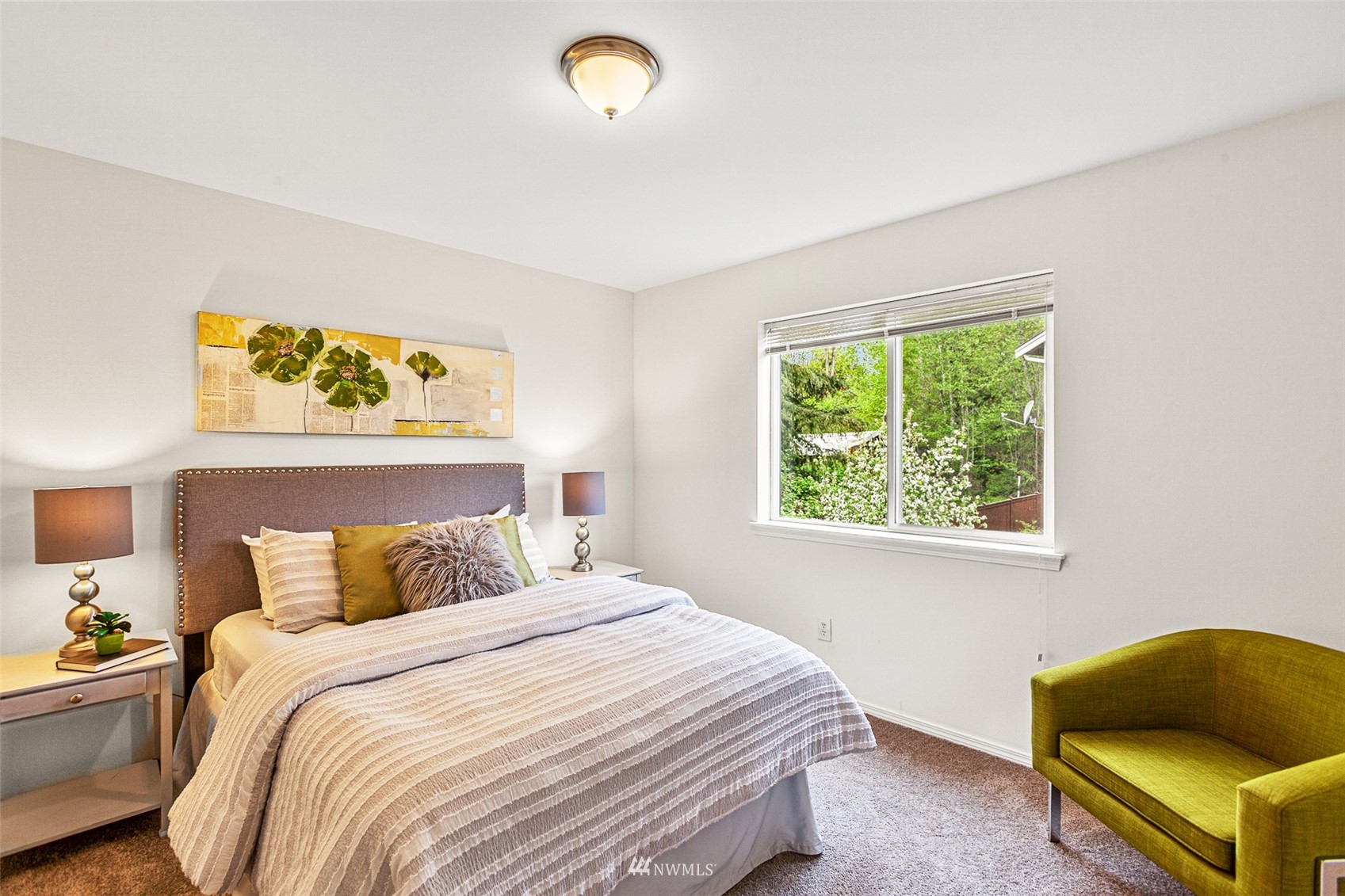 23904 17th Avenue West Bothell, WA 98021 - Photo 26 of 34 a bedroom with a bed and a couch