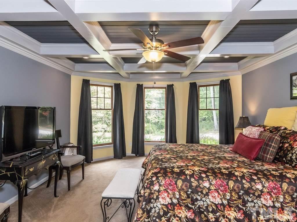 760 Southern High School Road Graham, NC 27253 - Photo 10 of 25 Sitting area and Coffered Ceilings