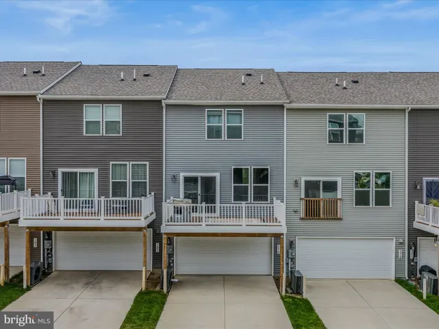 a front view of a building with a outdoor space
