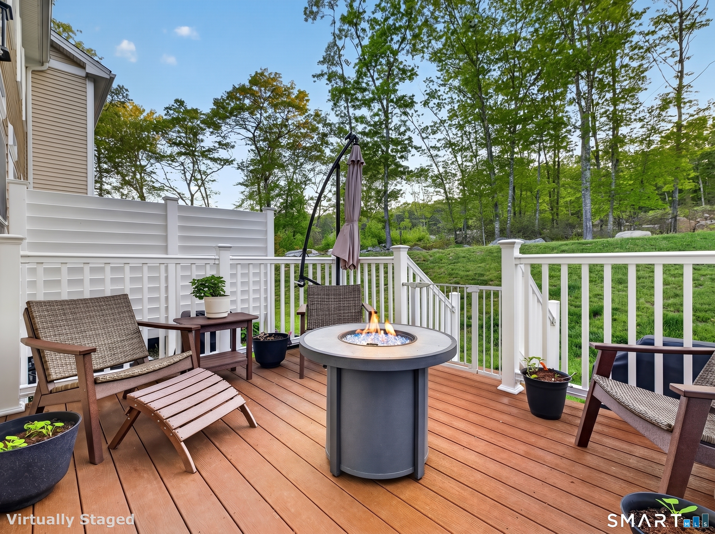 34 Village Crossing, Unit 34 Niantic, CT 06357 - Photo 33 of 38 a view of a patio with wooden floor