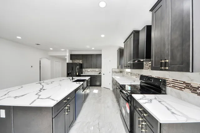 an empty room that has a window