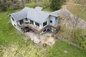 5718 West Small Road La Porte, IN 46350 - Photo 23 of 26 an aerial view of a house with a yard