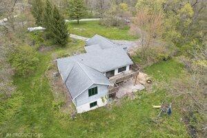 5718 West Small Road La Porte, IN 46350 - Photo 24 of 26 an aerial view of a house with a yard