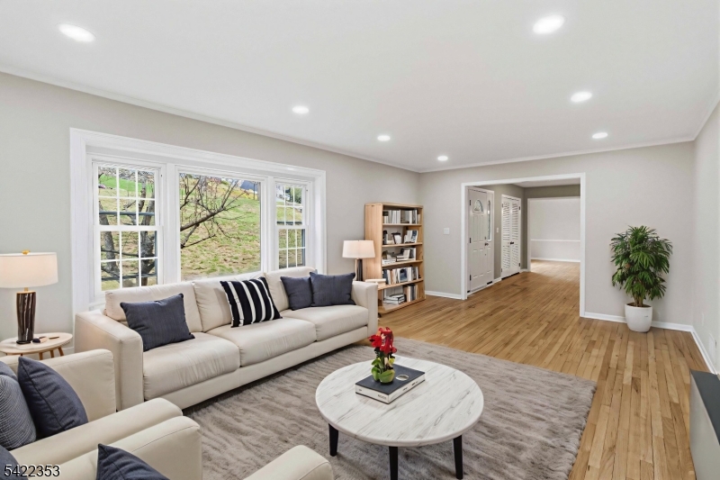 14 Beaver Ridge Road Morris Plains, NJ 07950 - Photo 5 of 39 a living room with furniture and a large window