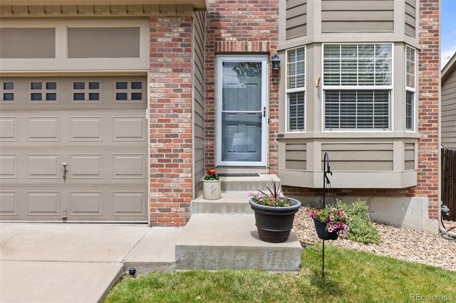 a view of a house with chair