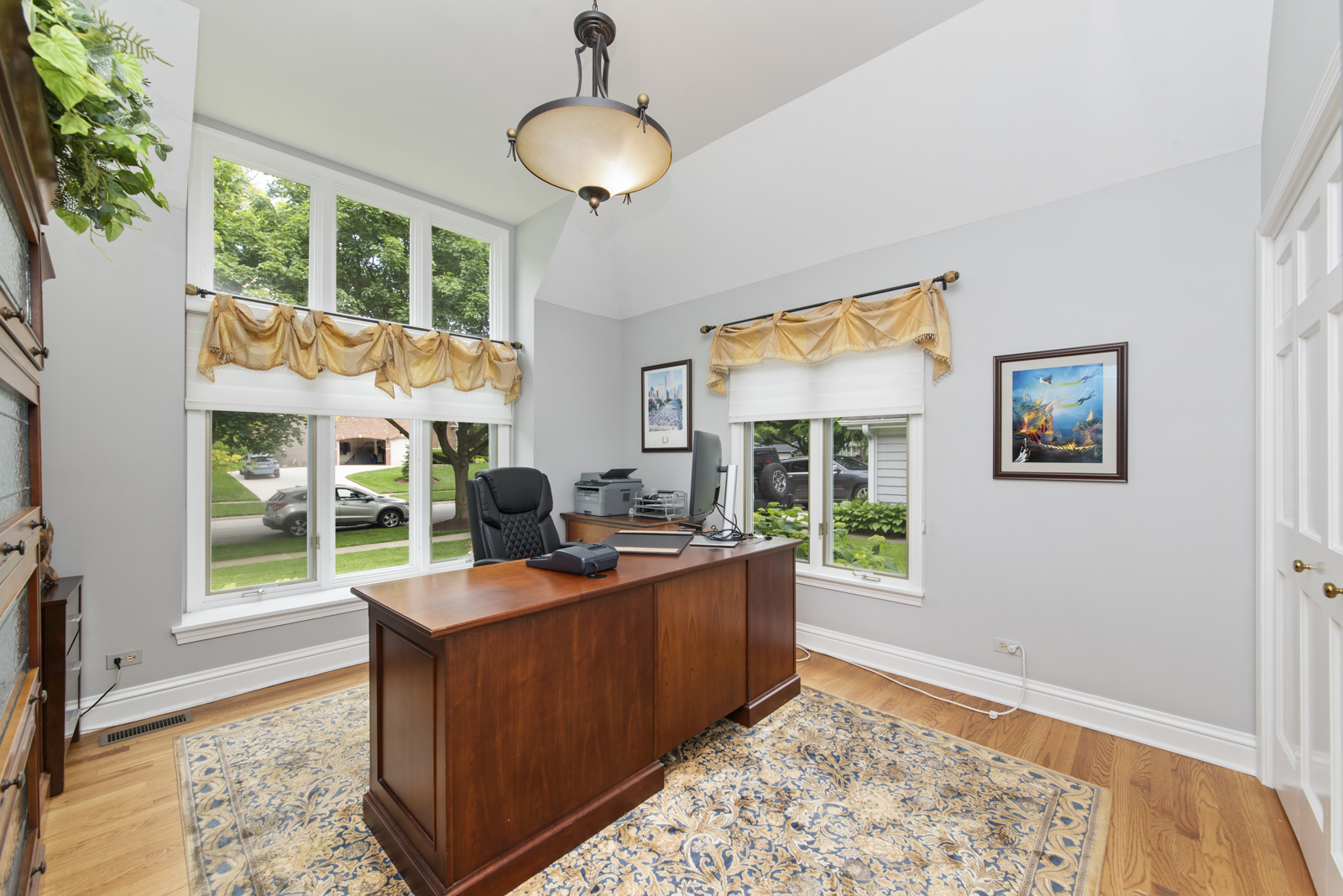 N440 Peter Road Winfield, IL 60190 - Photo 6 of 34 a view of a workspace with furniture and a window