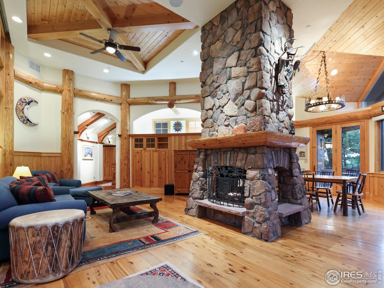 3015 3rd Street Boulder, CO 80304 - Photo 24 of 40 Floor to Ceiling Four-Sided Fireplace