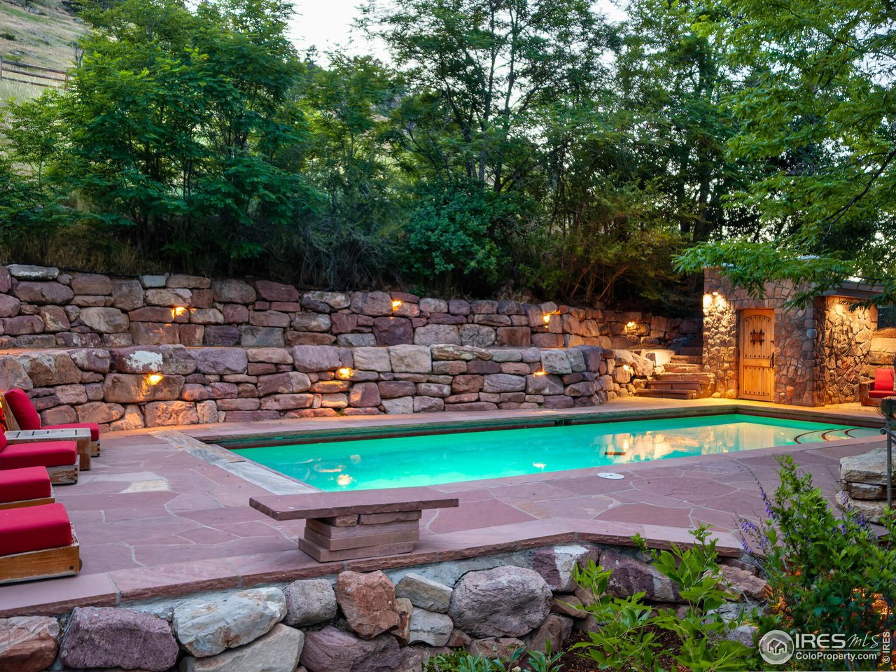 3015 3rd Street Boulder, CO 80304 - Photo 40 of 40 Saltwater Pool at Twilight