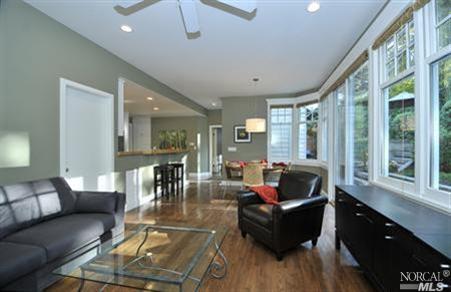 2431 Fifth Avenue San Rafael, CA 94901 - Photo 1 of 1 Fabulous sun filled family room addition with 9 foot doors and lovely windows to take in the lovely back yard view.