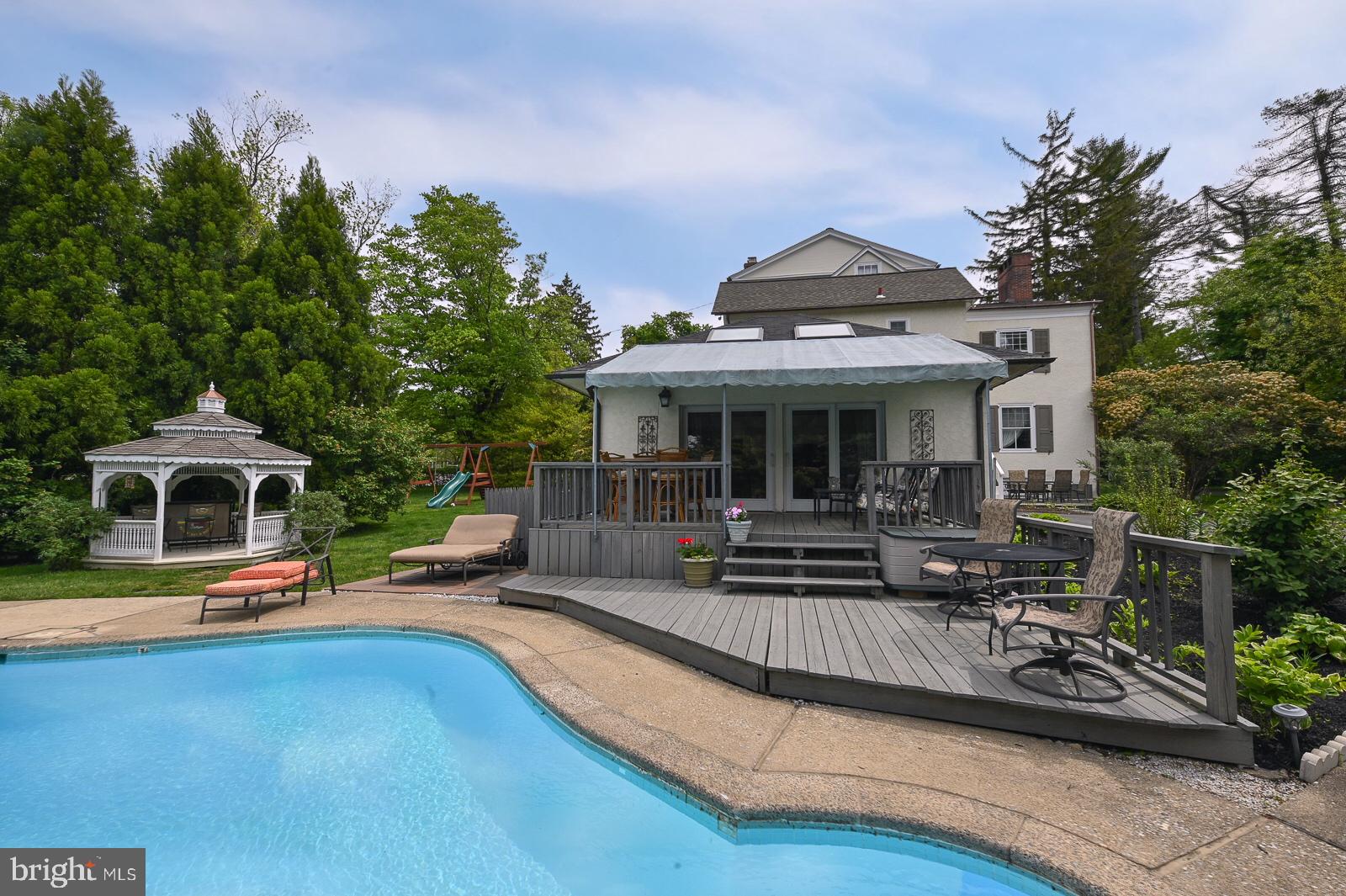 300 South Waterloo Road Devon, PA 19333 - Photo 38 of 43 Lovely Pool and Patio