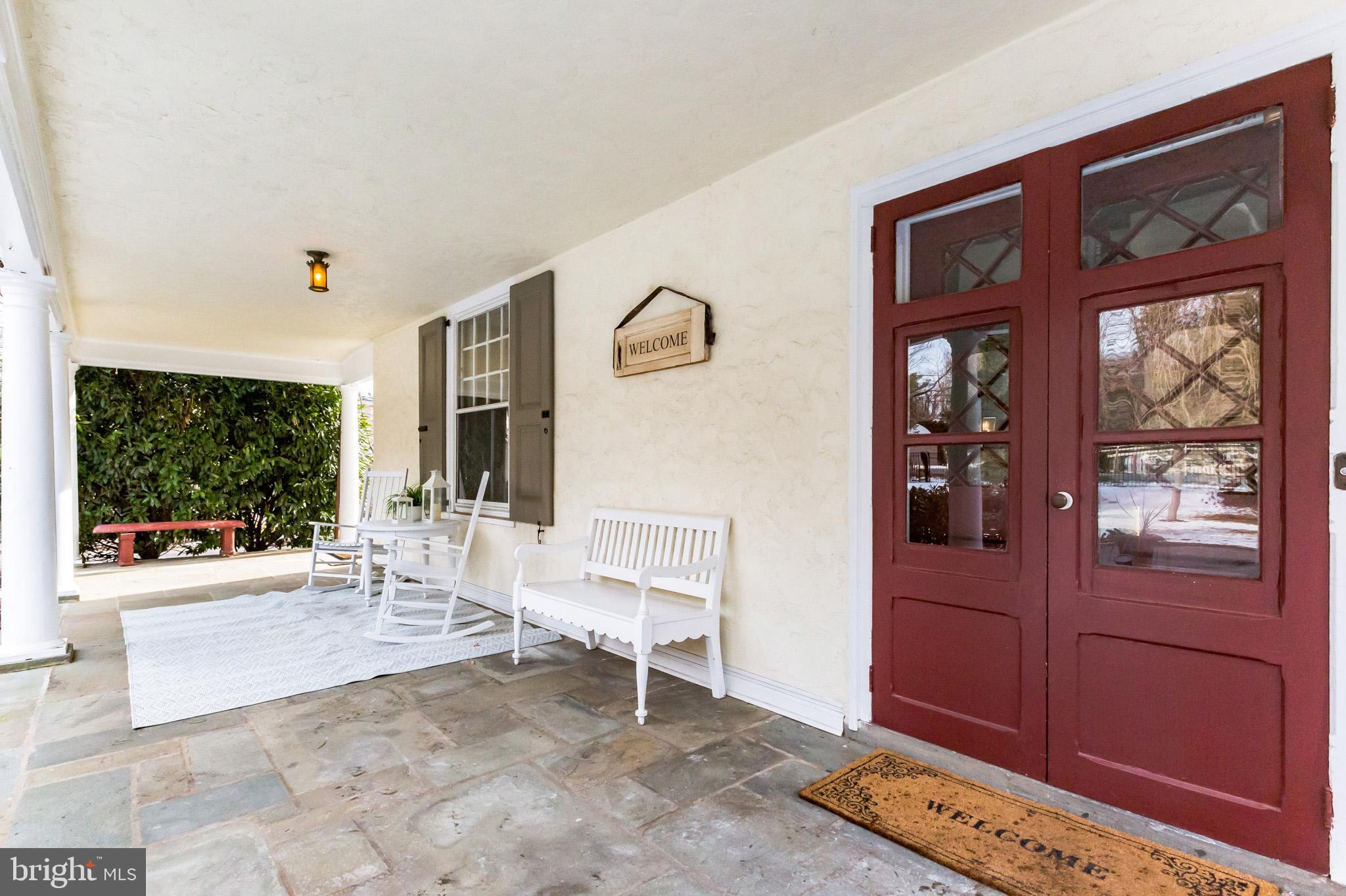 300 South Waterloo Road Devon, PA 19333 - Photo 5 of 43 Charming Front Entry Porch