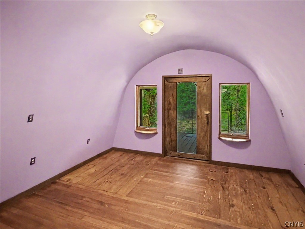 367 Andersen Hill Road Richford, NY 13736 - Photo 18 of 46 Upstairs Bedroom Leading to Second Floor Deck