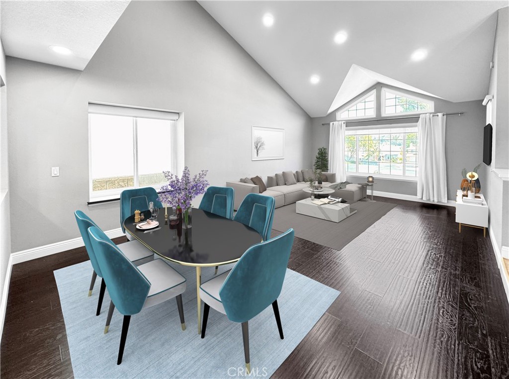 16073 Crestline Drive La Mirada, CA 90638 - Photo 5 of 75 a view of a dining room with furniture window and wooden floor