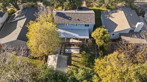 view of a house with a yard