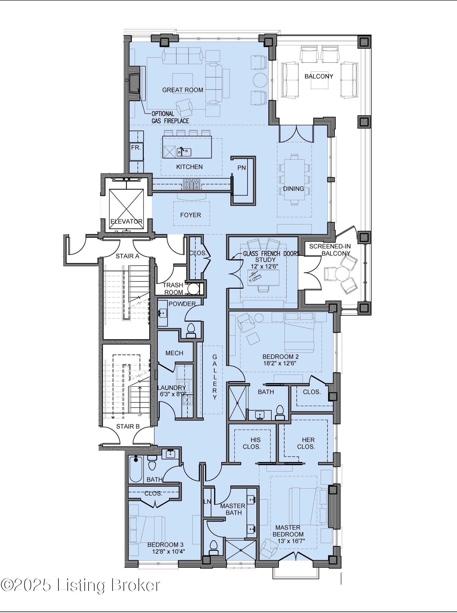 1576 Cherokee Road, Unit 3 Louisville, KY 40205 - Photo 51 of 51 1576 Cherokee Road Unit 3 Floor Plan