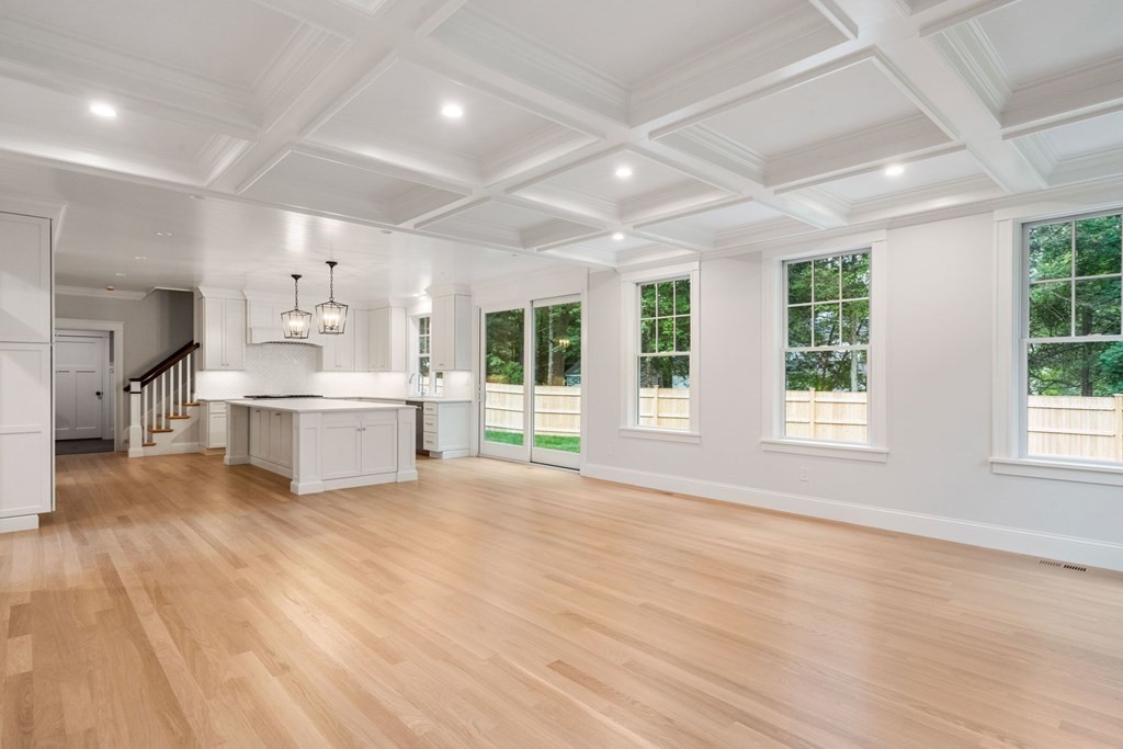 8 Hampshire Road Wellesley, MA 02481 - Photo 12 of 39 a large white kitchen with a large window