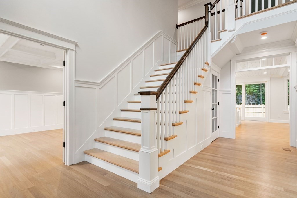 8 Hampshire Road Wellesley, MA 02481 - Photo 16 of 39 a view of entryway with wooden floor and front door
