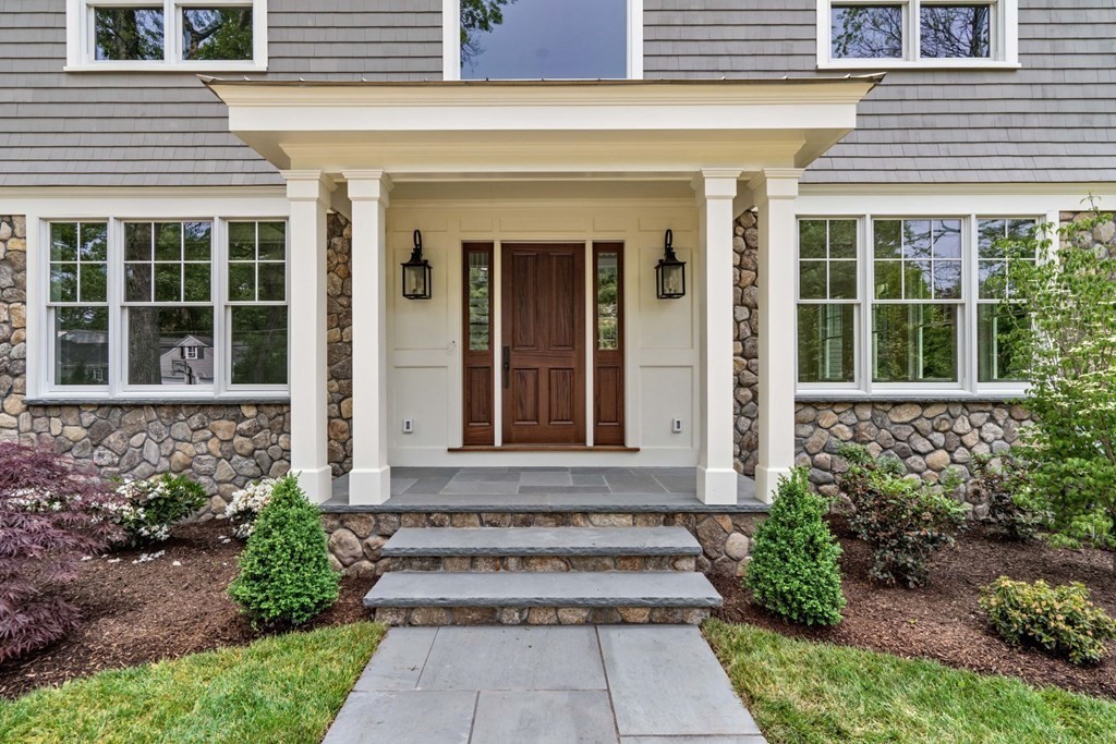 8 Hampshire Road Wellesley, MA 02481 - Photo 4 of 39 front view of a house