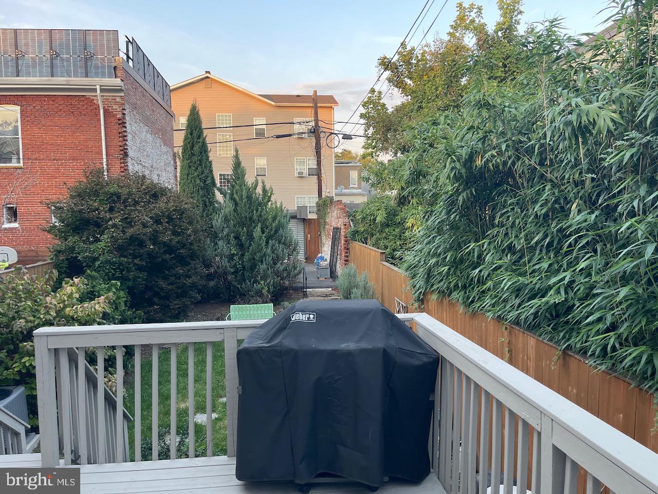 1250 Florida Avenue Northeast Washington, DC 20002 - Photo 18 of 27 Deck and grill comes with rental