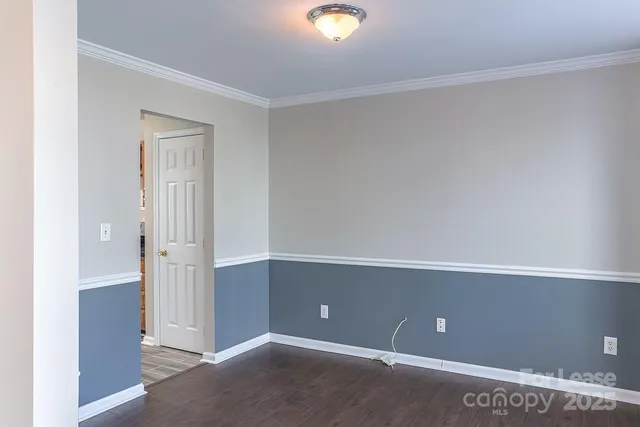 a view of an empty room