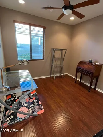 a room with furniture and a window