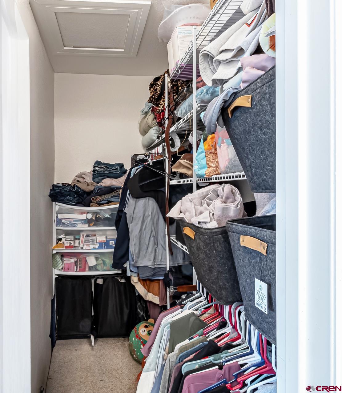 15969 Stardust Lane Cedaredge, CO 81413 - Photo 20 of 44 a view of walk in closet with clothes