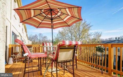 532 Canterbury Road Norristown, PA 19403 - Photo 14 of 22 Sunny deck with vibrant umbrella.