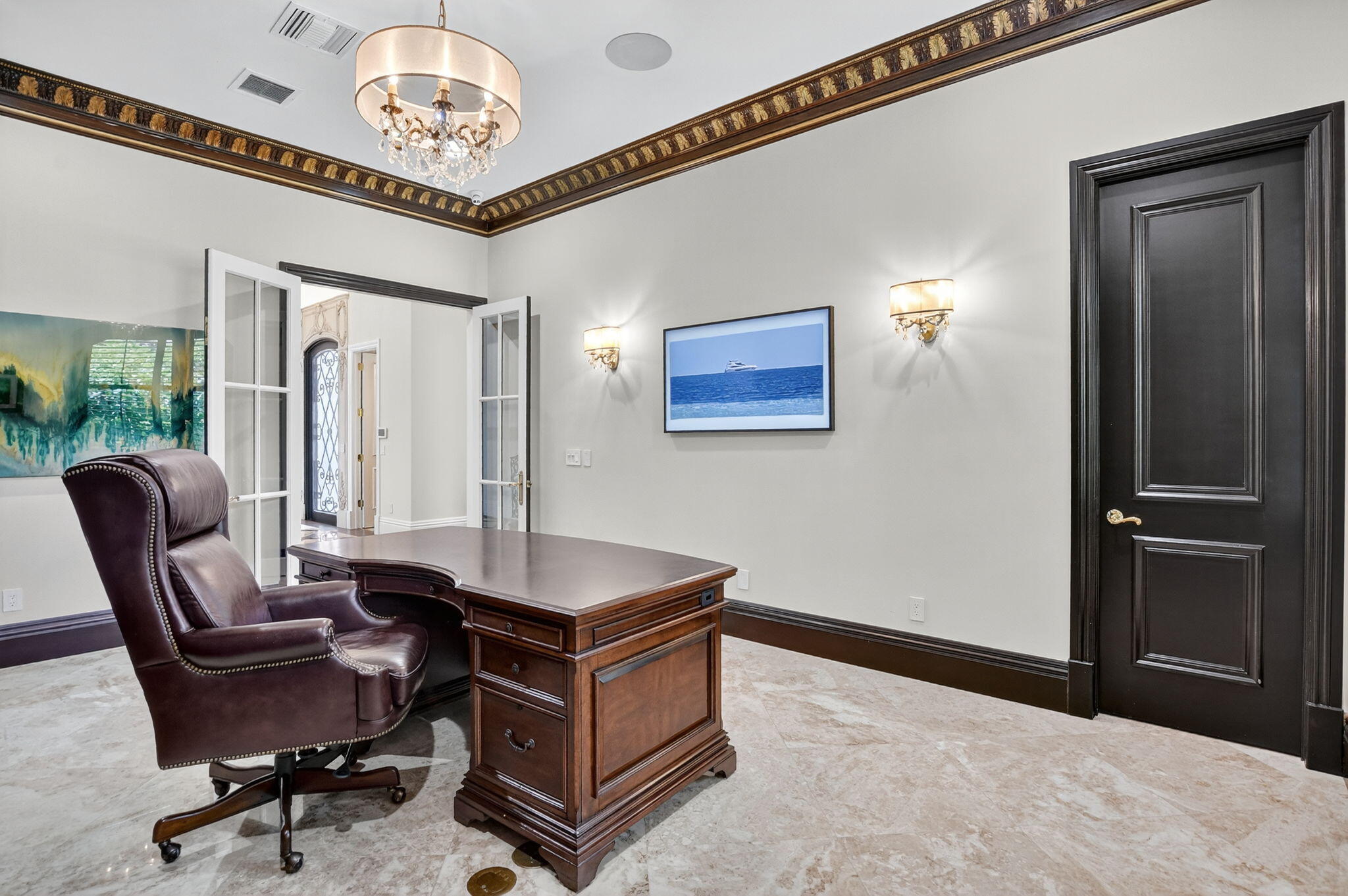 377 East Coconut Palm Road Boca Raton, FL 33432 - Photo 20 of 113 a view of a livingroom with furniture and a chandelier