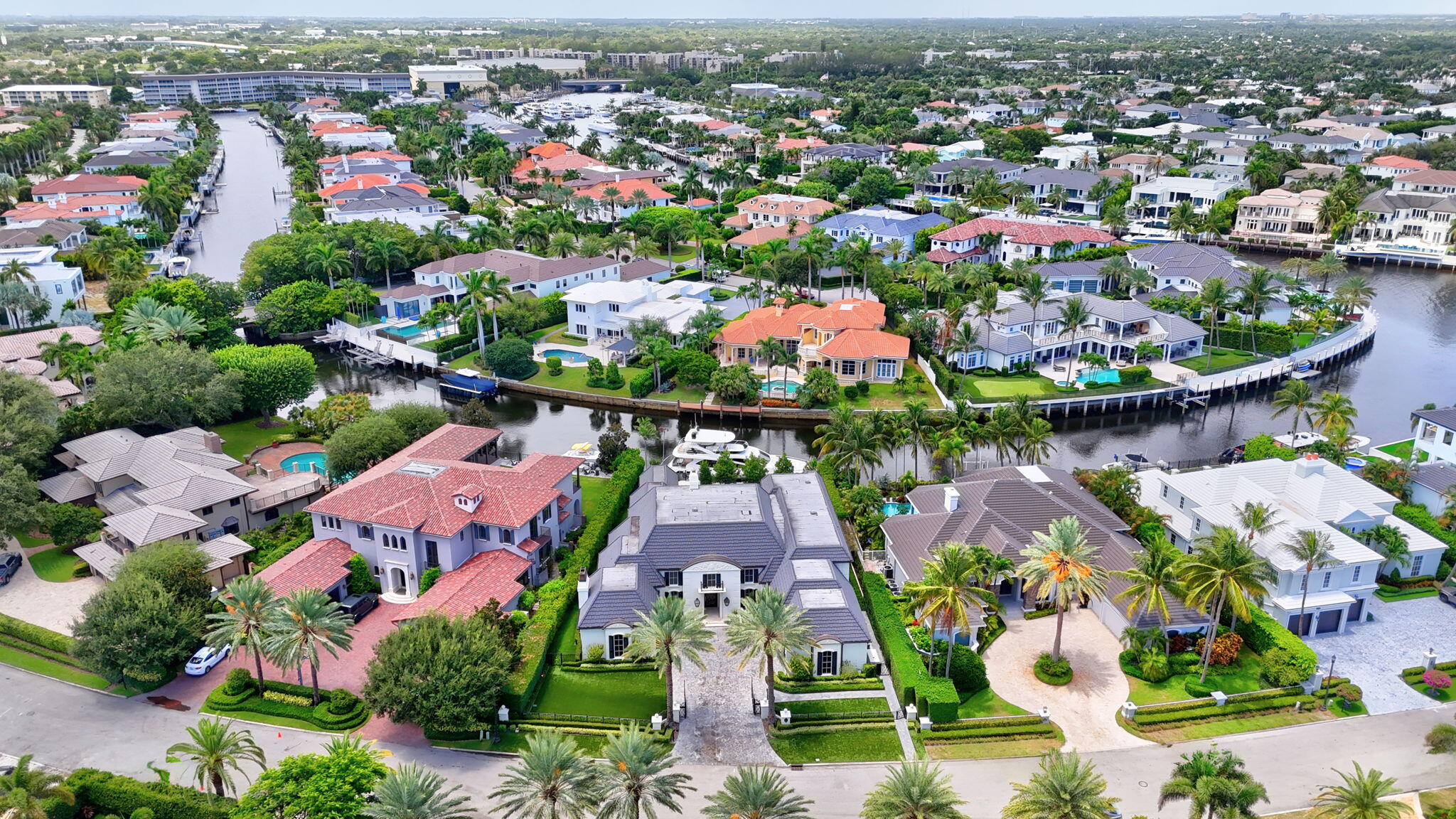 377 East Coconut Palm Road Boca Raton, FL 33432 - Photo 96 of 113 an aerial view of a city with lots of residential buildings