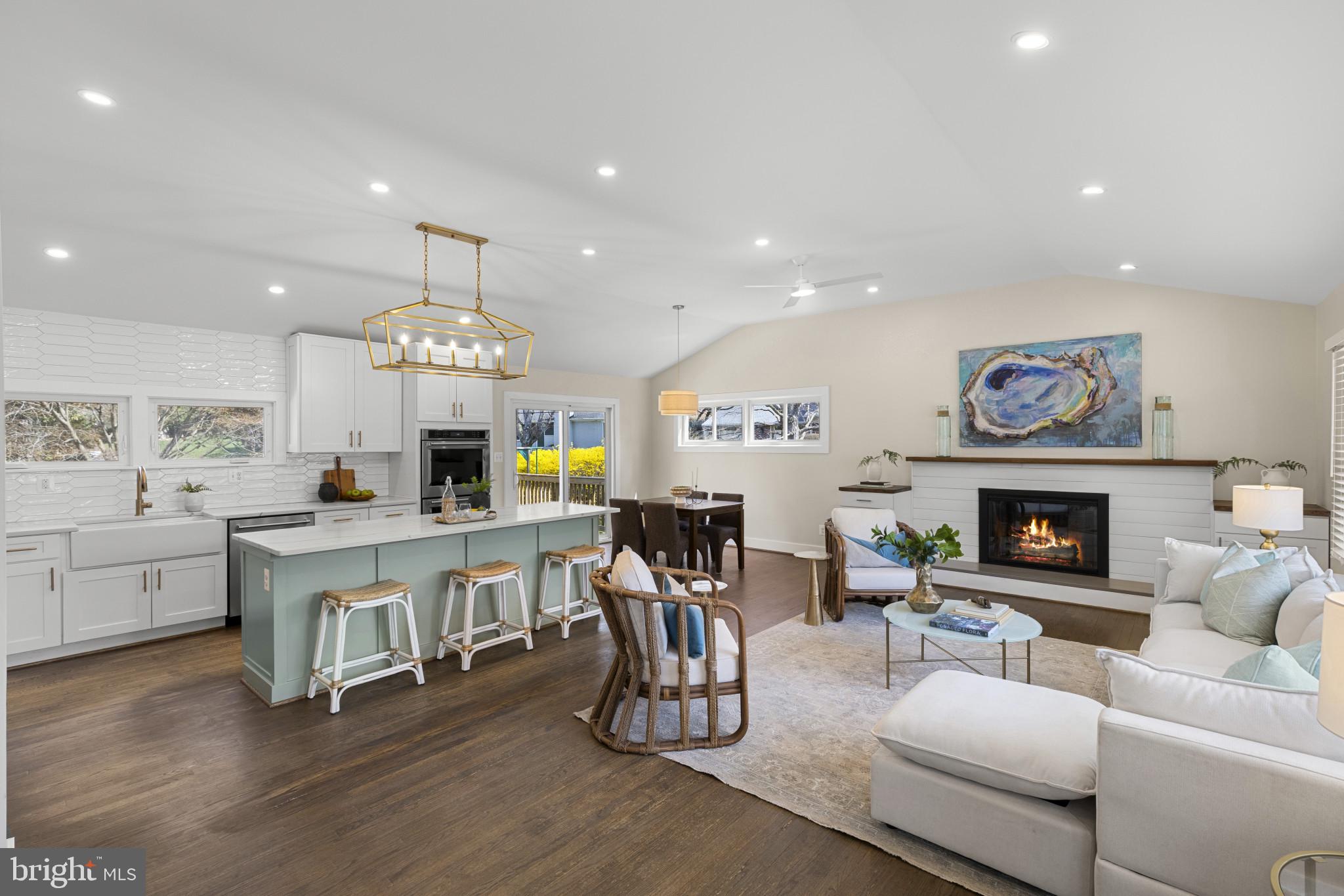 1519 Winchester Road Annapolis, MD 21409 - Photo 34 of 34 Open floor plan with vaulted ceiling