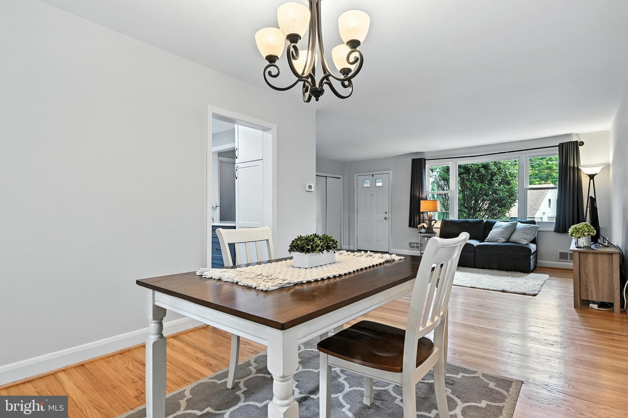 1921 Old Frederick Road Baltimore, MD 21228 - Photo 8 of 39 a view of a dining room with furniture window and wooden floor