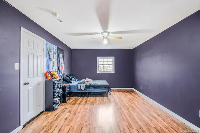 a workspace with furniture and window