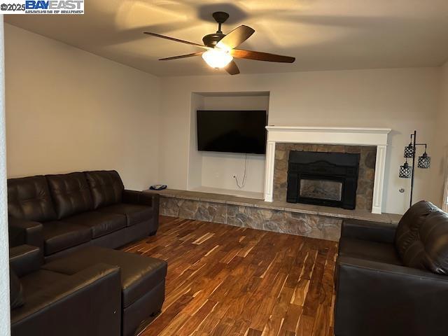 2744 Redbridge Road Tracy, CA 95377 - Photo 5 of 14 a living room with furniture and a fireplace