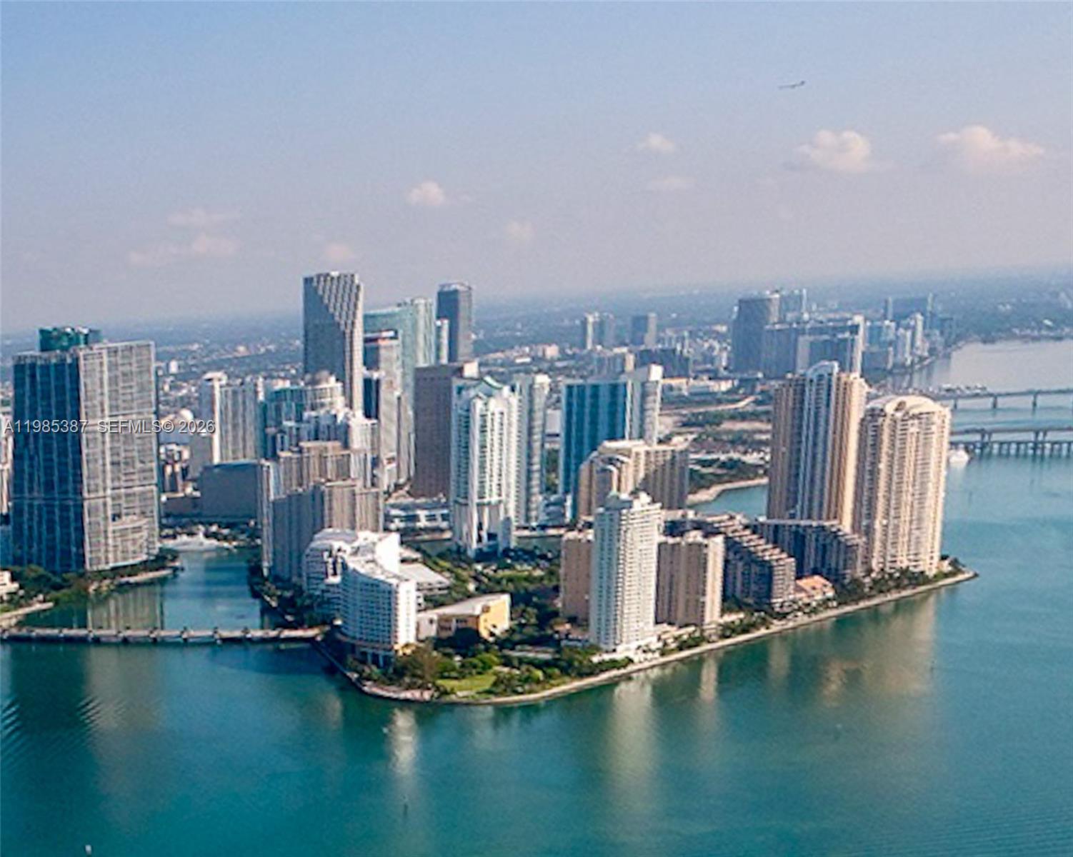 a view of a city with tall buildings