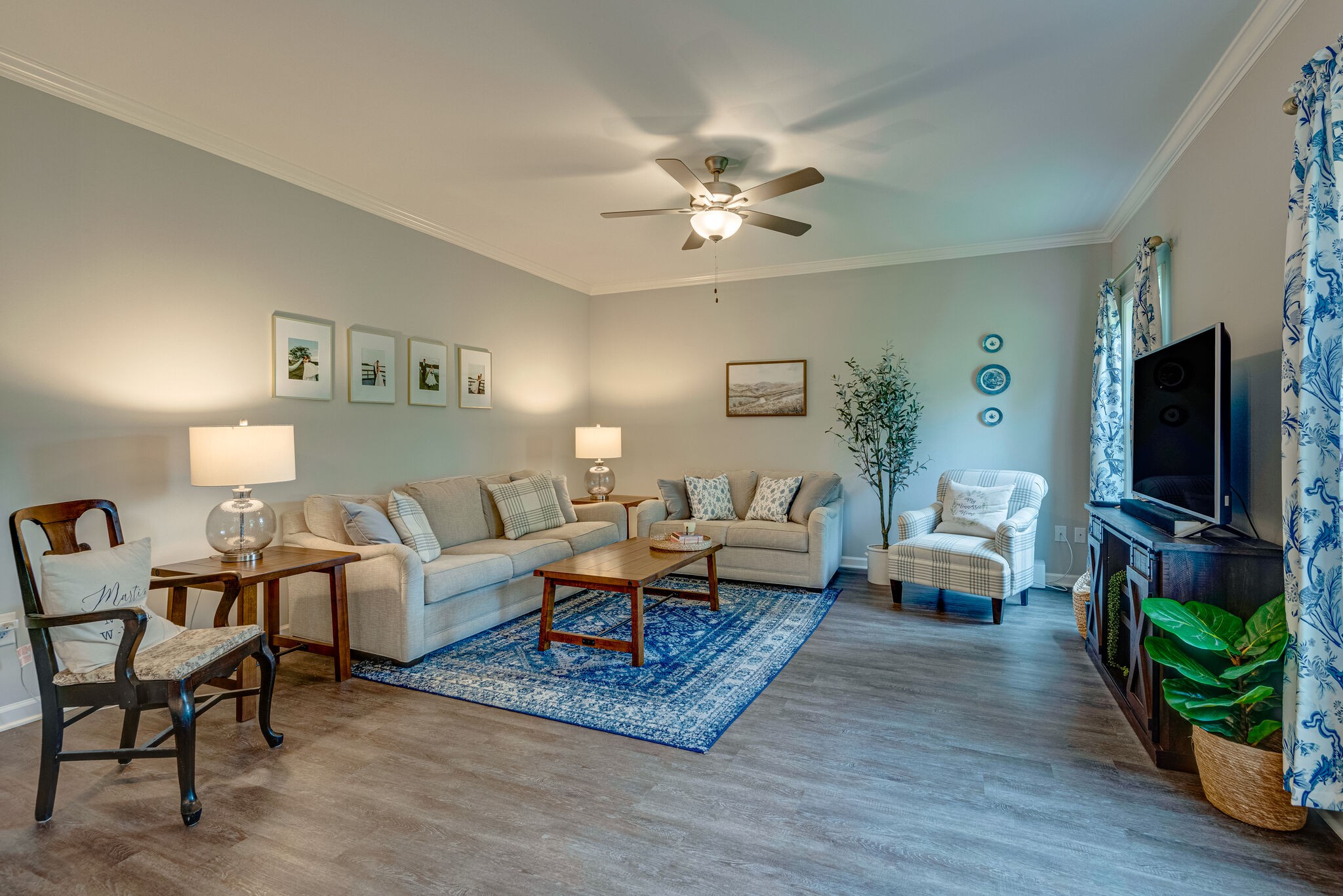 737 Walter Morris Road Lebanon, TN 37087 - Photo 9 of 30 a living room with furniture and a flat screen tv