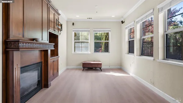 a bedroom with furniture and window