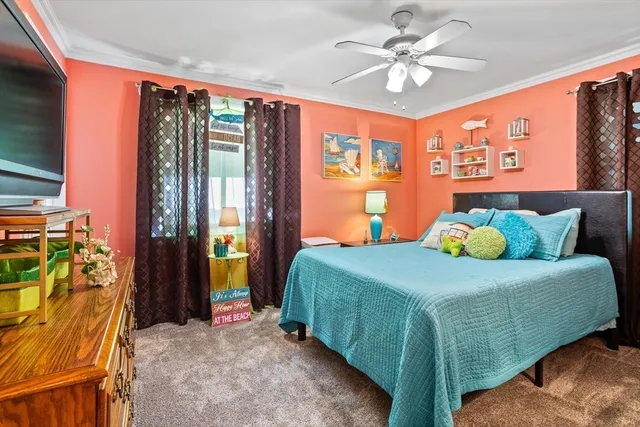 an aerial view of a fireplace with wooden floor