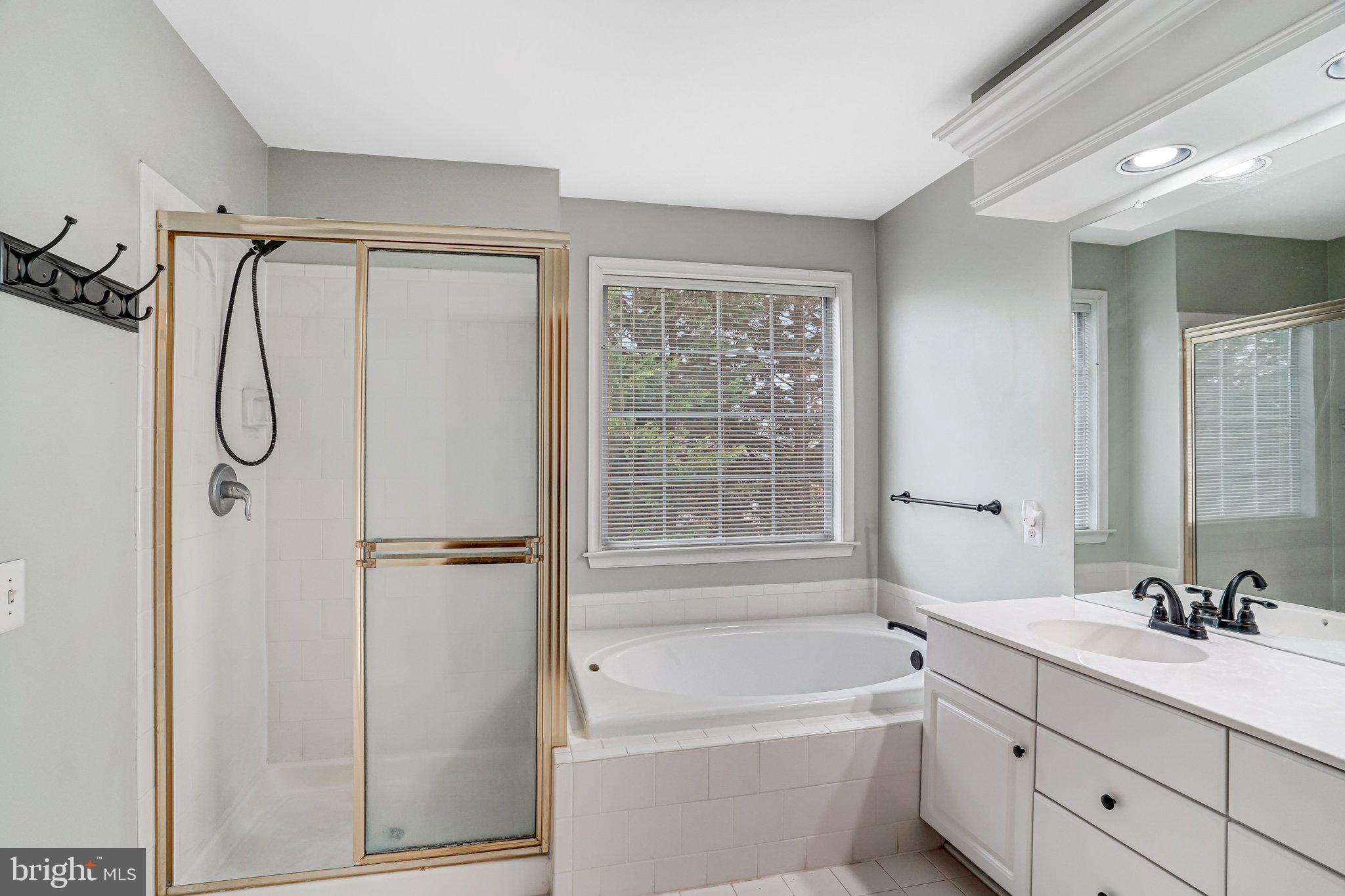 20927 Trinity Square Sterling, VA 20165 - Photo 26 of 47 a bathroom with a tub sink shower and mirror