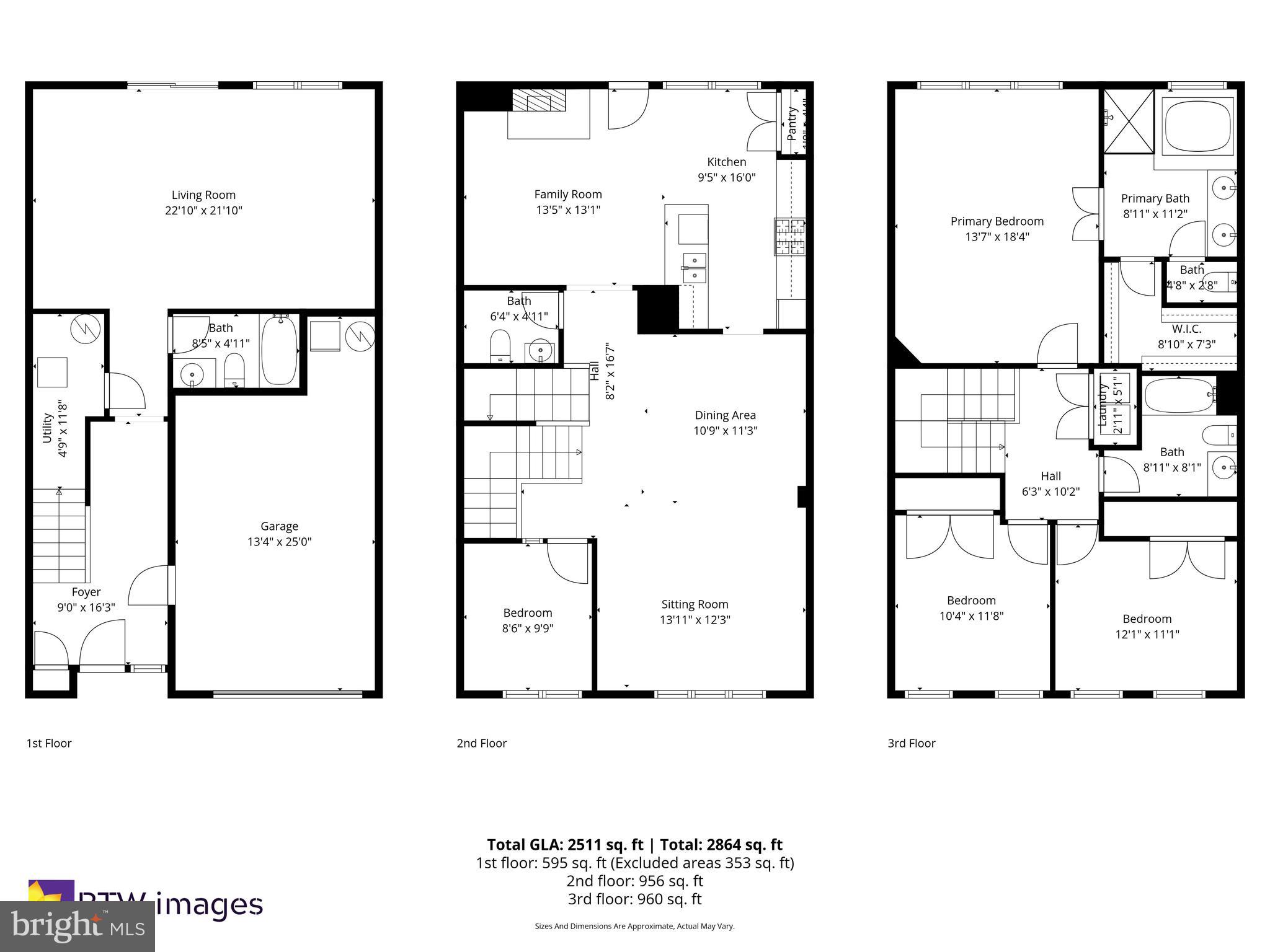 20927 Trinity Square Sterling, VA 20165 - Photo 44 of 47 a black and white photo of a floor